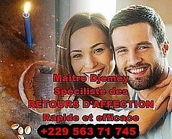 Grand Maître Marabout Médium Voyant Africain de retour d'affection rapide du Monde entier en Europe CONTACT TELEPHONE WHATSAPP  +229 563 71 745 E-MAIL : maitredjemey@gmail.com