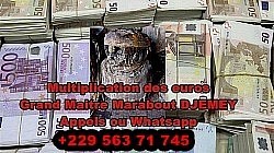 Multiplication d'argent ,des billets (EURO, Francs CFA, DOLLARDS, etc) en moind de 30 minute par le Grand Maître Marabout de la richesse rapide, Puissant Sorcier Noire d'Afrique, Papa DJEMEY CONTACT TELEPHONE WHATSAPP  +229 563 71 745 E-MAIL : maitredjemey@gmail.com
