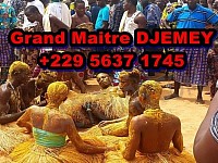 Grand Maître Djemey est un praticien traditionnel respecté